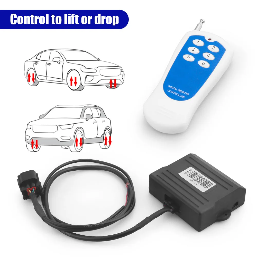 12V VU2 Solenoid Valve Air Ride Suspension Manifold Valve With Remote Controller 0-200psi With One Click Up and Down