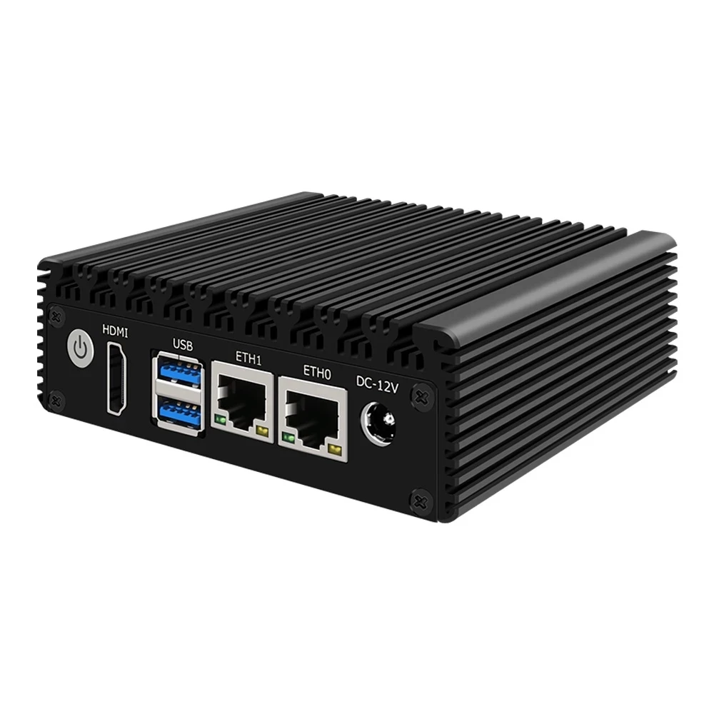 Zachte Router Firewall Computer J4125 N4000 J4105 Quad Core 2 * I226-V 2.5G Nics Industriële Pfsense Hdmi 16G Ddr4 Fanless Mini Pc