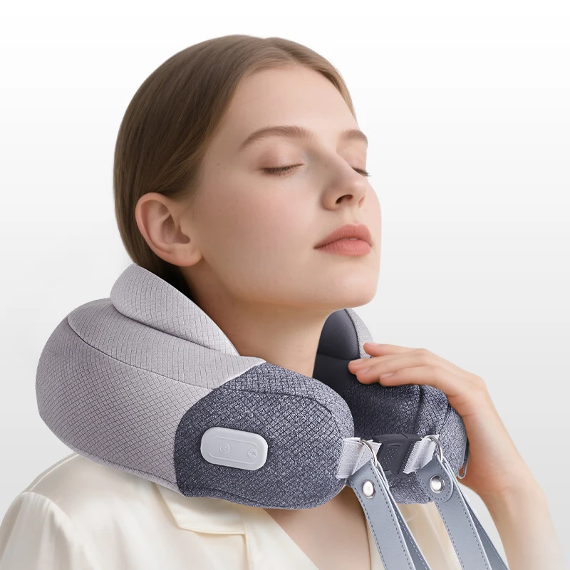 

New Arrival Rechargeable Neck Massager Relax Back Shoulder Foot Leg Muscle Pain Relief Portable Neck Massager for Home Use