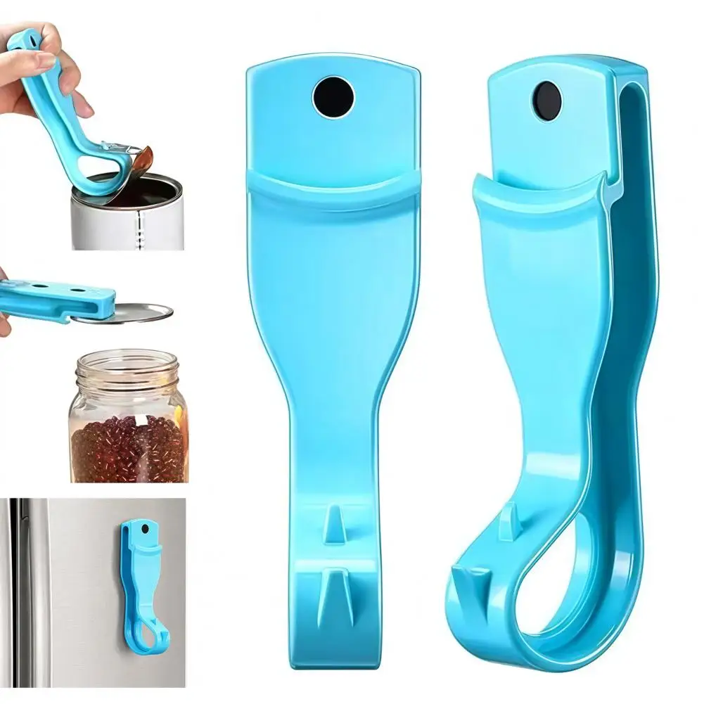 Pull Tab Opener Easy Open Tool Opener with Magnets Nail-friendly Design Dual-function Mason Jar Opener Smooth 2-in-1 Ring Pull