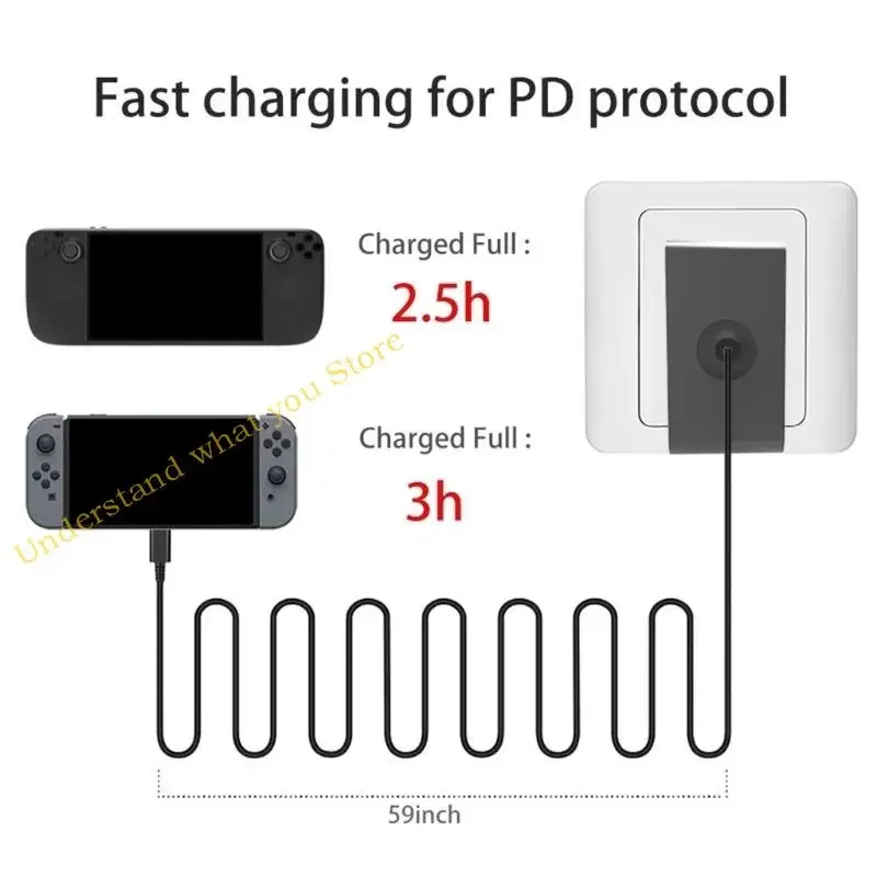 

J60a зарядный адаптер для SteamDeck для PD Power Power Pult