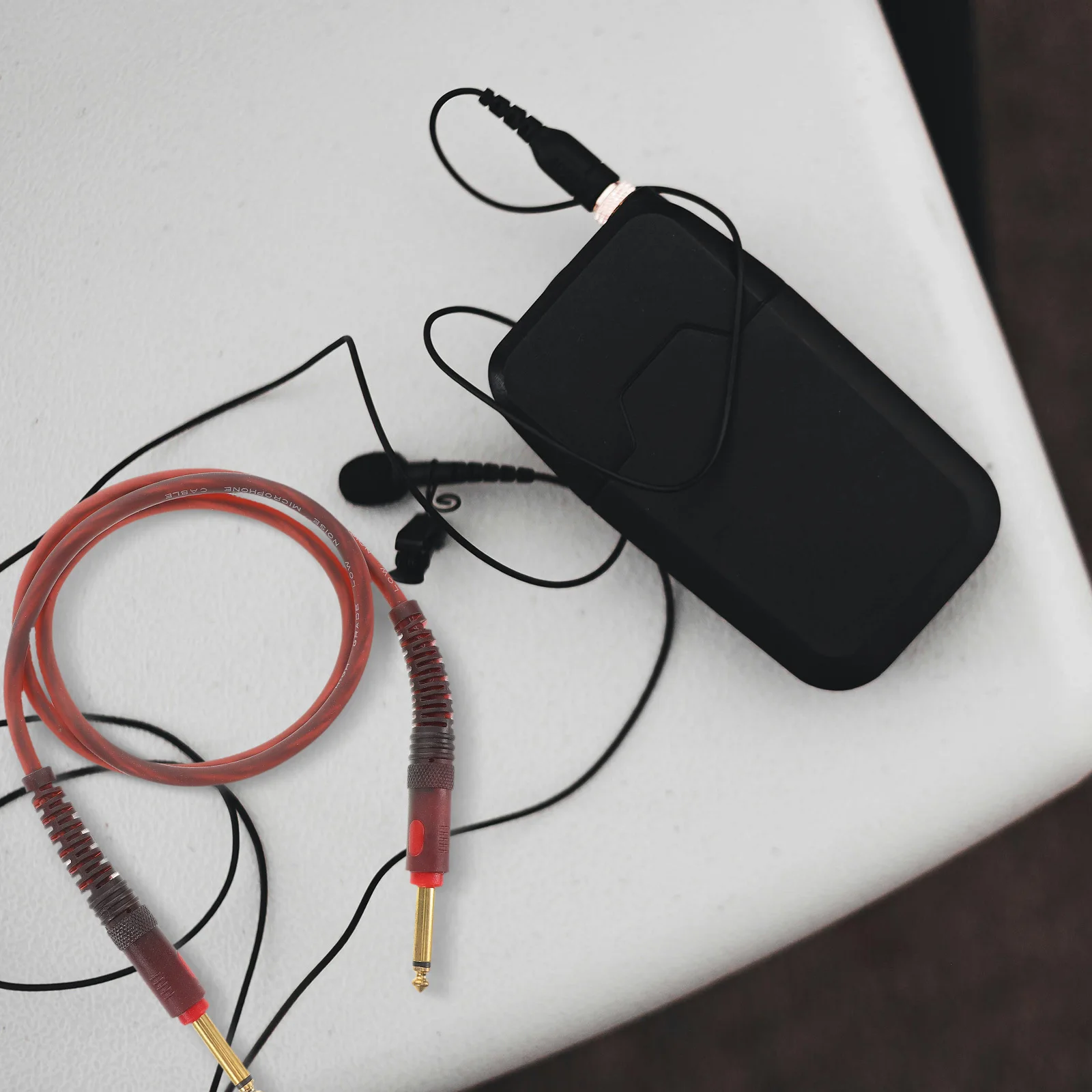 

.35mm Male to Male Microphone Cable Mono Extension Cord Audio Supply Guitar Amp Recording Cable Instrument Connector