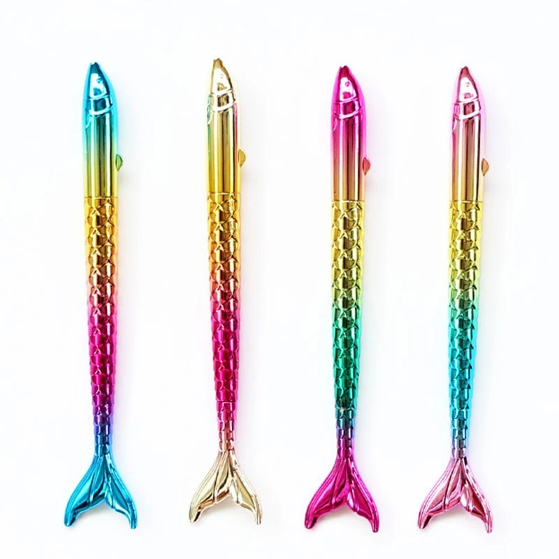 

40Pcs Colorful Gel Pens Mermaid Gel Ink Pen School Supplies Creative Novel Office Gift Stationery Styling Fish