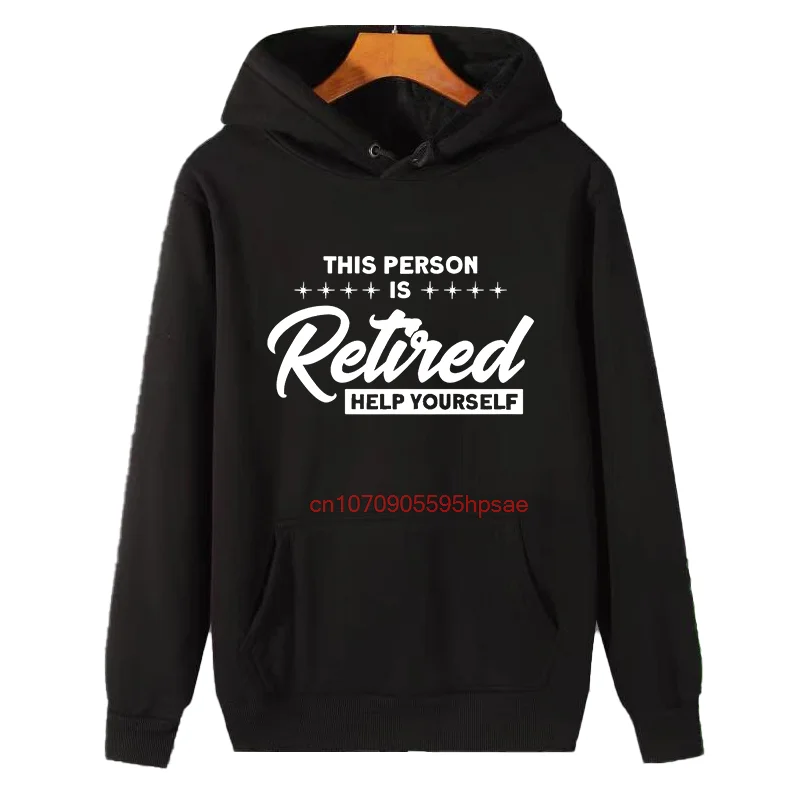 

Толстовка с капюшоном с графическим рисунком «Pension Retiree Pension», модная зимняя толстовка с капюшоном, толстый свитер, толстовка, мужская одежда