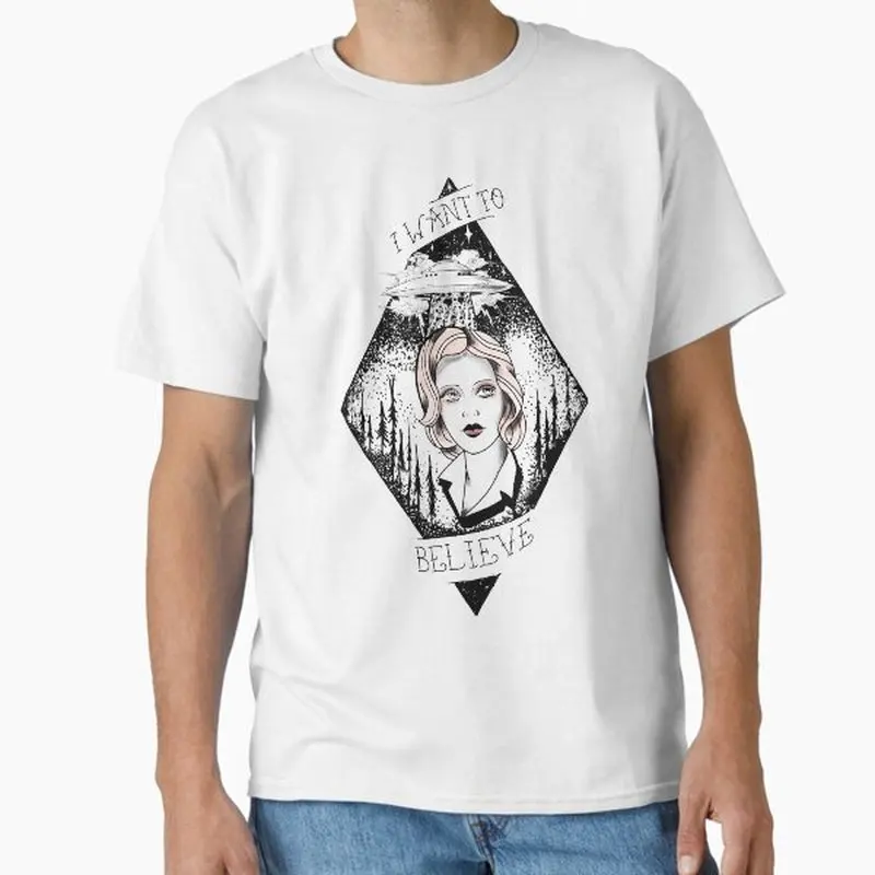 The Truth is Out There Sci fi tv series The X Files Gift t shirt 0305 Retro Alien movie Graphic clothes All size tops S-6XL