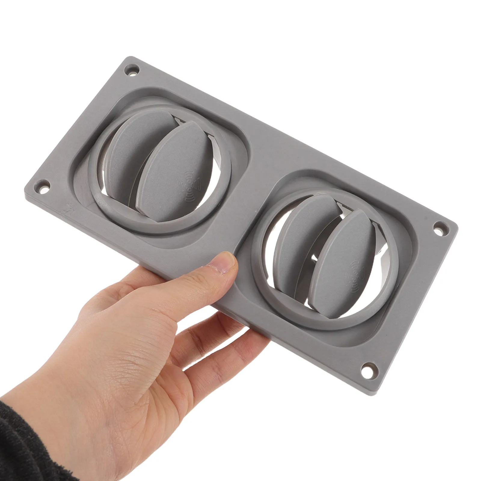 

Round Ac Vent Outlet Grille for Rv Bus Caravan Central Dashboard Air Conditioning System Pc Material Air Outlet Vent Low Noise