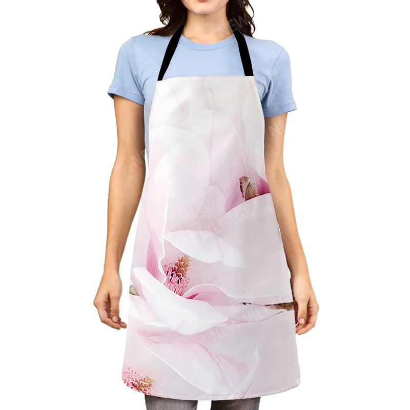 nordic Aesthetic Women kitchen apron kids original Children Waterproof girl princess waiter work apron oil proof boho plant