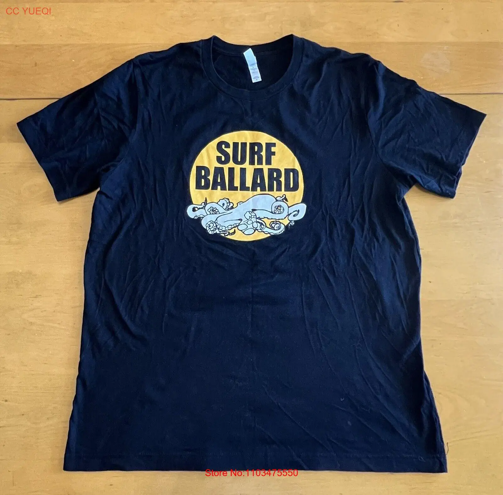 Рубашка для серфинга XL в стиле 1920-х-магазин серфинга осьминога Сиэтл Вашингтон🌊