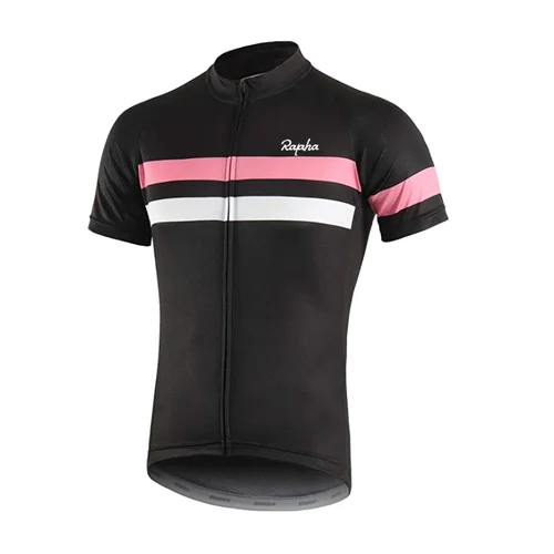 Imagen 2 del producto Ralaha-Ropa de Ciclismo de LICRA para hombre, Jersey de manga corta de alta elasticidad, uniforme de verano