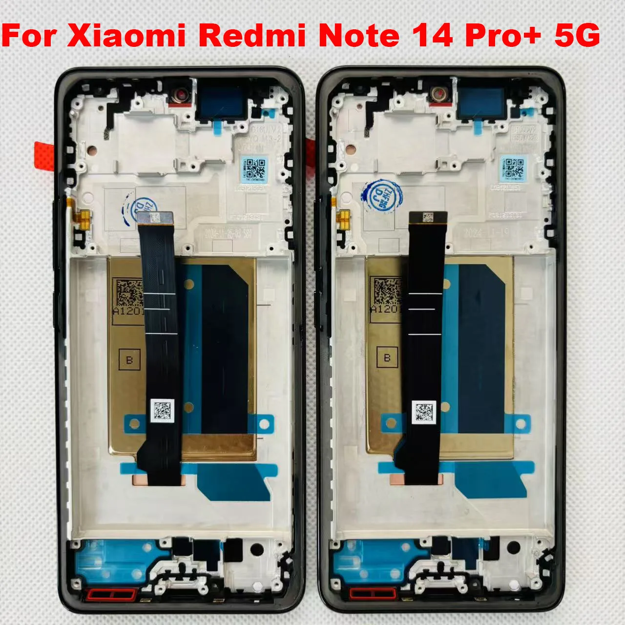 AMOLED Original 6.67 ''pour Xiaomi Redmi Note 14 Pro + Plus 5G 24115RA8EG écran Lcd écran tactile numériseur avec assemblage de cadre
