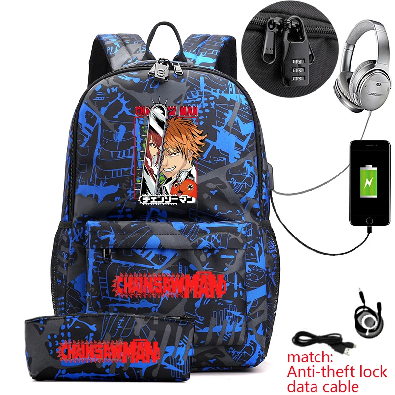 sac-a-dos-antivol-pour-etudiants-avec-imprime-chainsaw-man-sac-a-dos-decontracte-avec-trousse-a-crayons-pour-enfants-et-adolescents