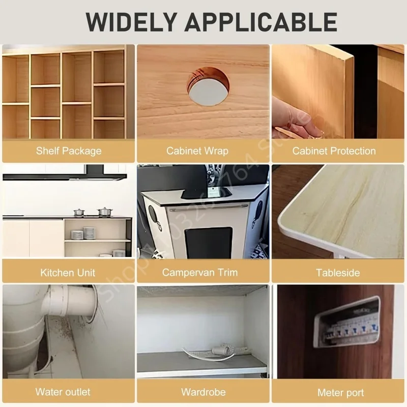 Flexible U-shaped edge banding