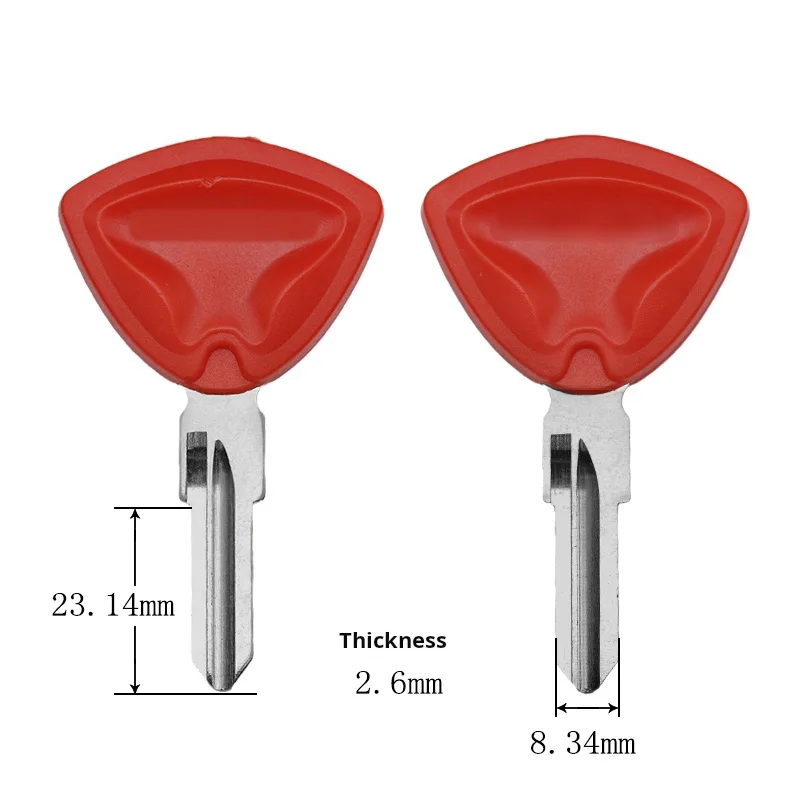 Bombardier motorcycle key, applicable to: Bombardier 1030 three-wheel motorcycle, Spiderman (CAN be placed anti-theft chip).