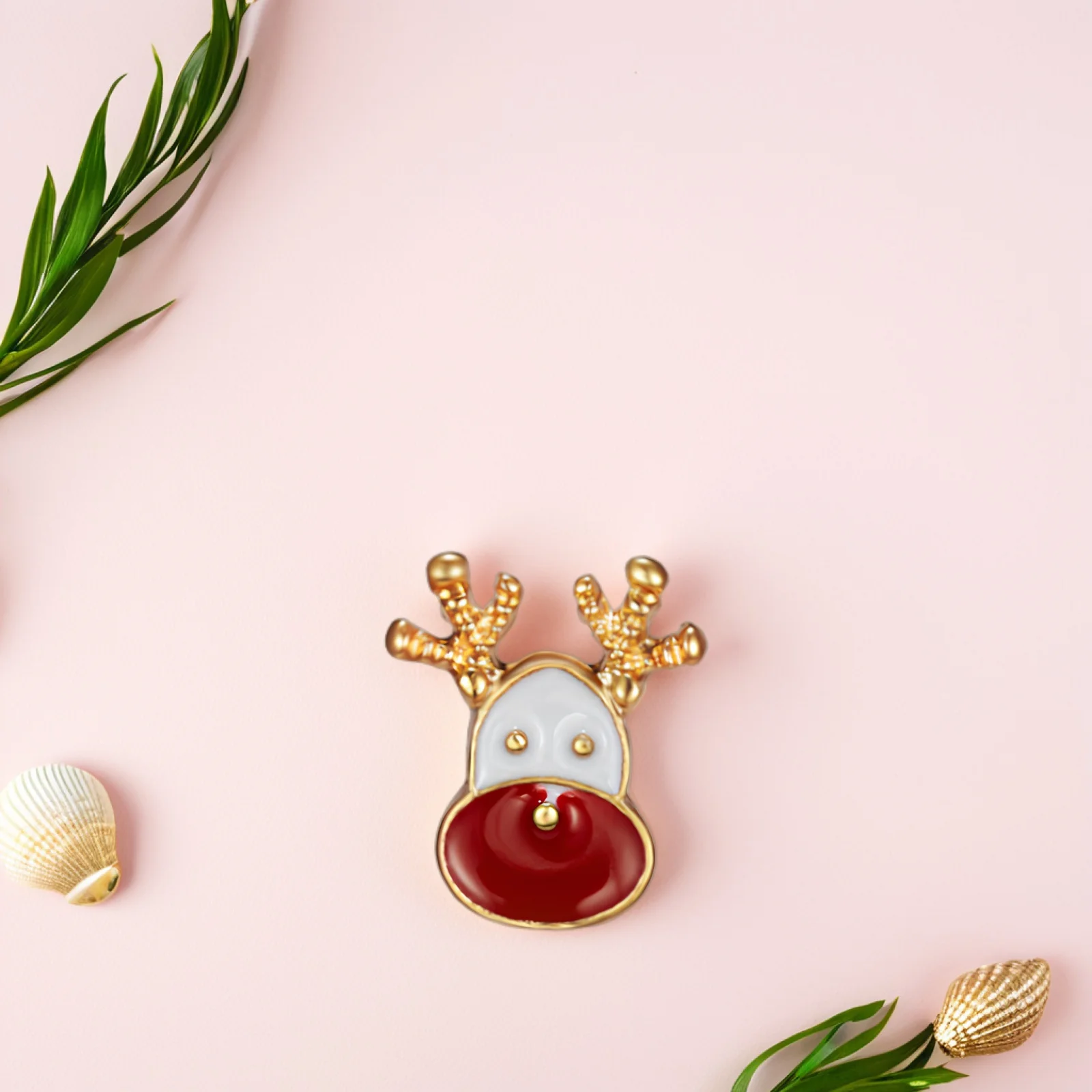 

9 pcs Christmas Badge Brooch Set Alloy Jewelry Lapel Pins Costume Accessories Shiny Santa Elk Tree Bells Retro Style Gifts