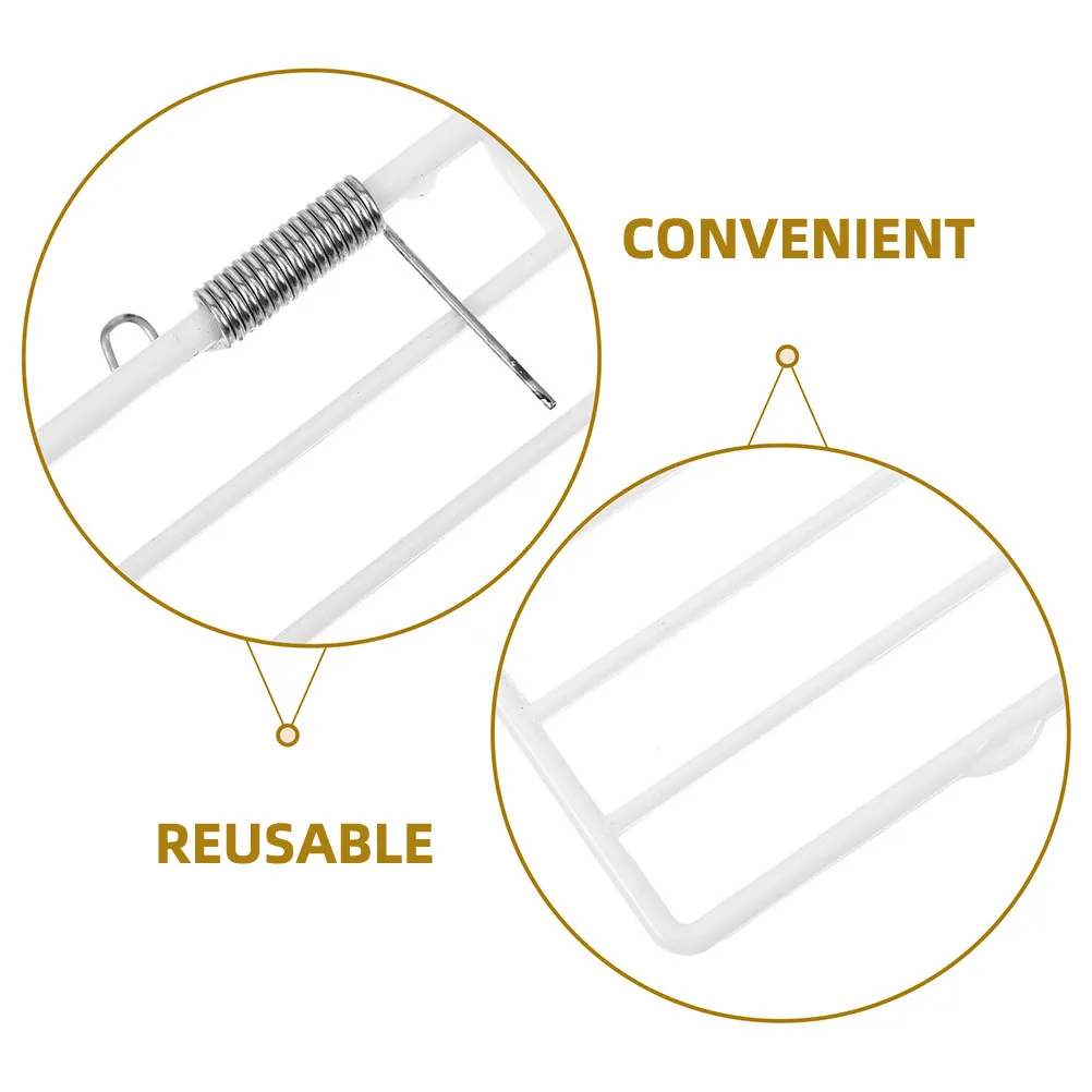 อะไหล่ประตูกรงนก 2 ชิ้น สำหรับกรงนกแก้วและนกพิราบ ระบบล็อคสปริง ติดตั้งง่าย ทนทาน