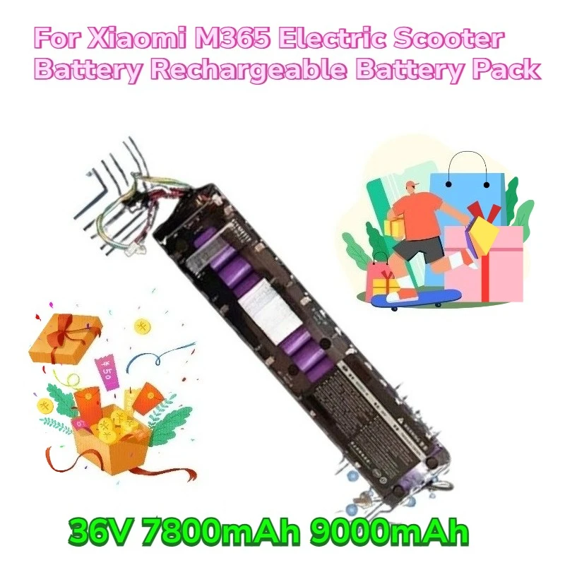 

7800Ah 9000mAh for Xiaomi M365 Electric Scooter Battery Rechargeable Battery Pack