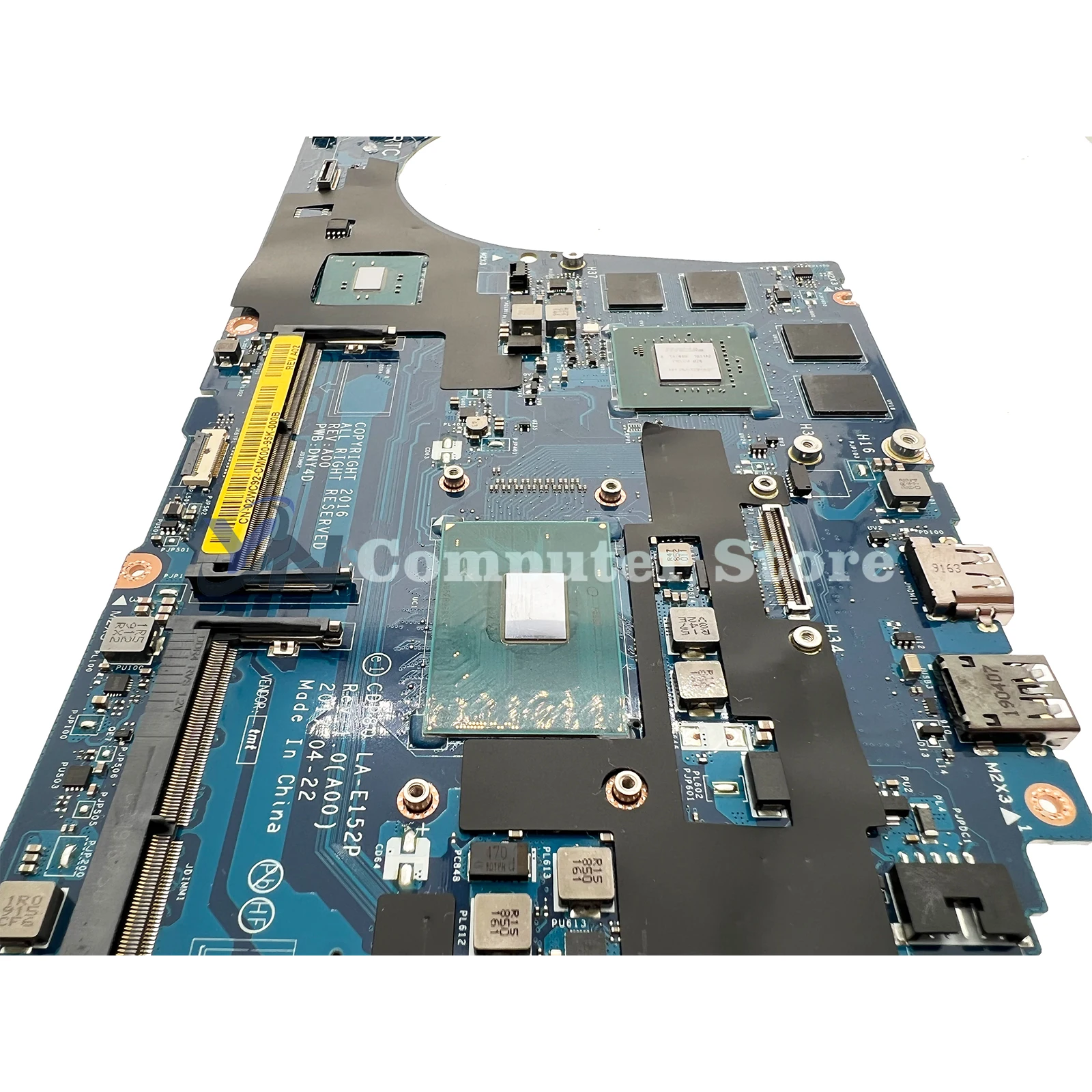 LA-E152P CN-02WC92 mainboard für dell latitude 5580 laptop motherboard mit i7-6700HQ i5-6300HQ gpu N17M-Q3-a2 100% test