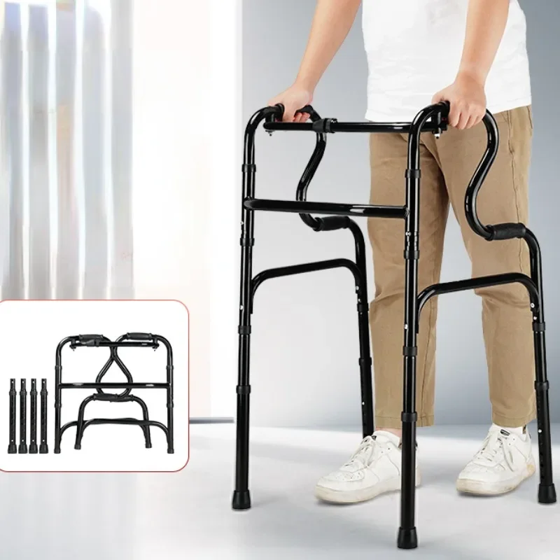 

Elderly Walking Crutch Chairs, Postoperative Use Specialized Walking Aids, Disability Products Anti Fall Walking Stick with Seat