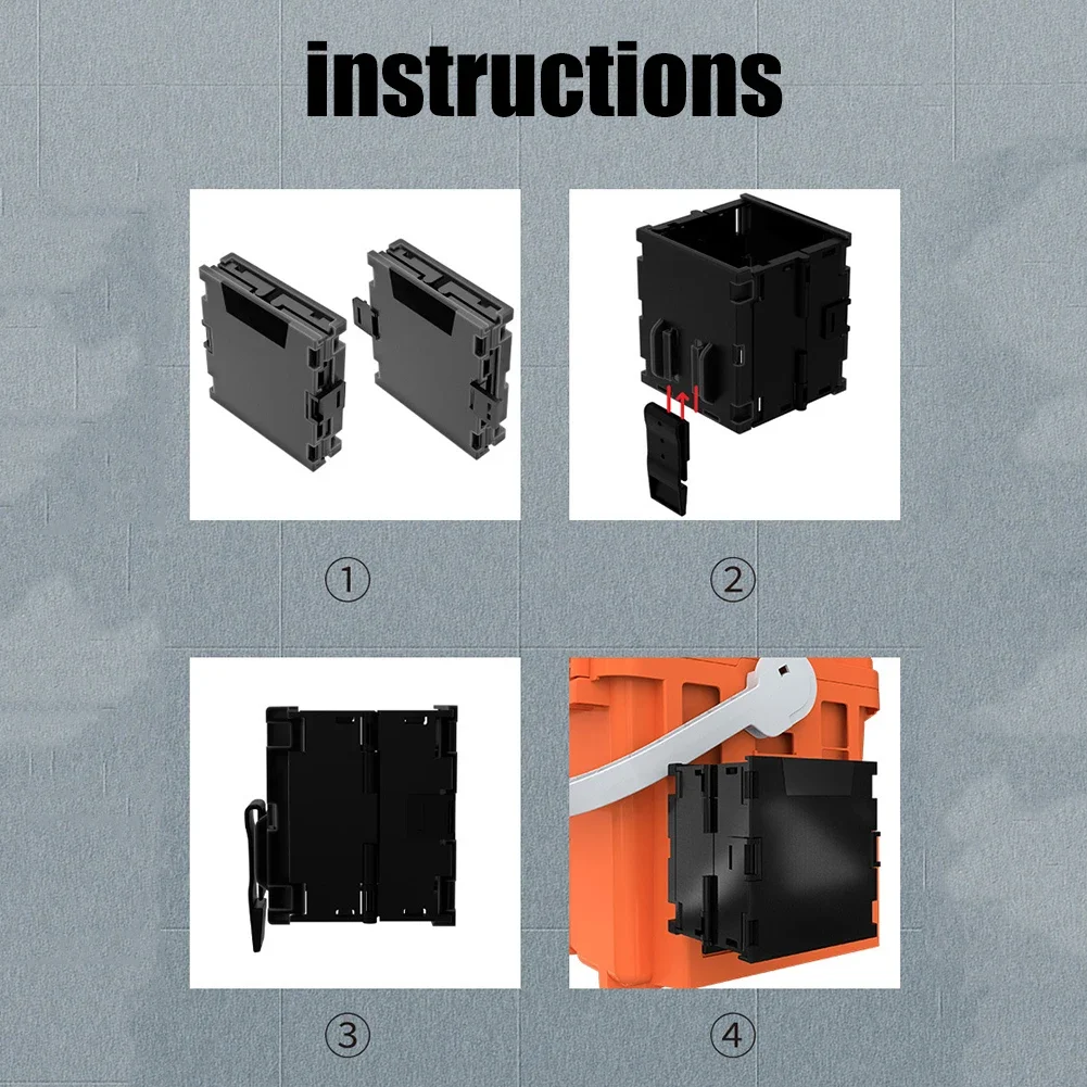 MEBAO الصيد كأس الماء حامل متعدد الوظائف الصيد كوب ماء معالجة صندوق طوي توفير المساحة معالجة أداة المعدات في الهواء الطلق #5