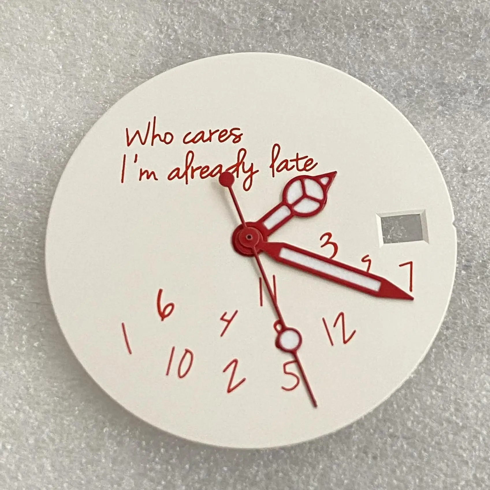 หน้าปัดนาฬิกา DIY 28.5มม. หน้าปัดนาฬิกาที่ปรับเปลี่ยนใหม่เข้ากับการเคลื่อนไหวของ NH35/4R36ที่ใส่ใจมันช้าไปแล้ว