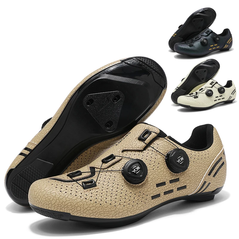 

Кроссовки для скоростного велоспорта, мужские кроссовки для шоссейного велоспорта, обувь с шипами, обувь для велоспорта на плоской педали, мужская уличная обувь для велосипеда, размер 38-46