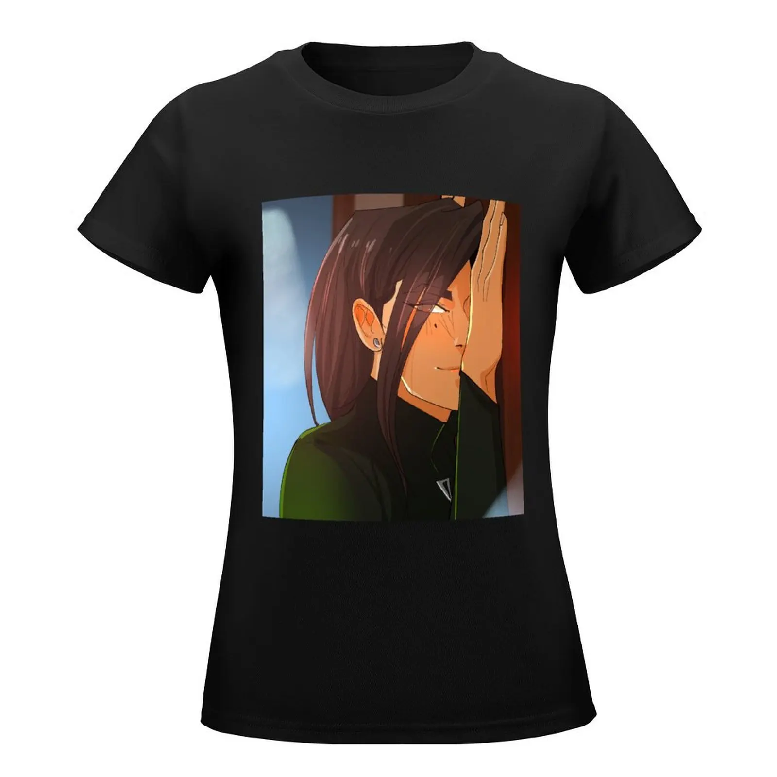 Kuvira Mashersan eye on you T-Shirt sweat anime baju funnys baju musim semi wanita 2024