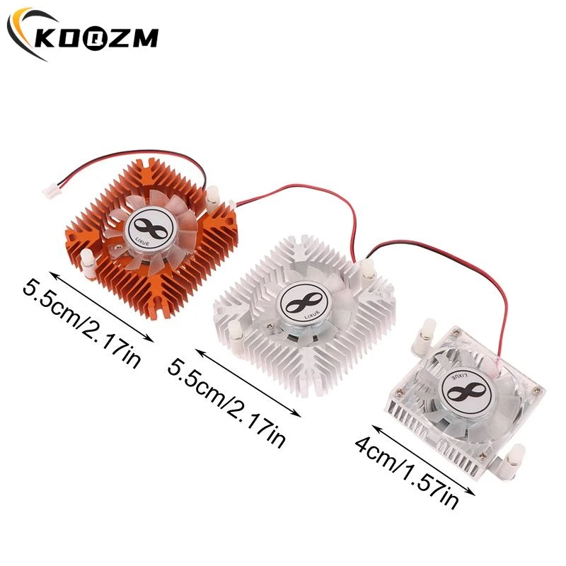 New 1Pc 55mm 12V PC Computer Laptop CPU VGA Video Card Cooler Cooling Fan Heatsink Ball Graphics Card Fan Accessories