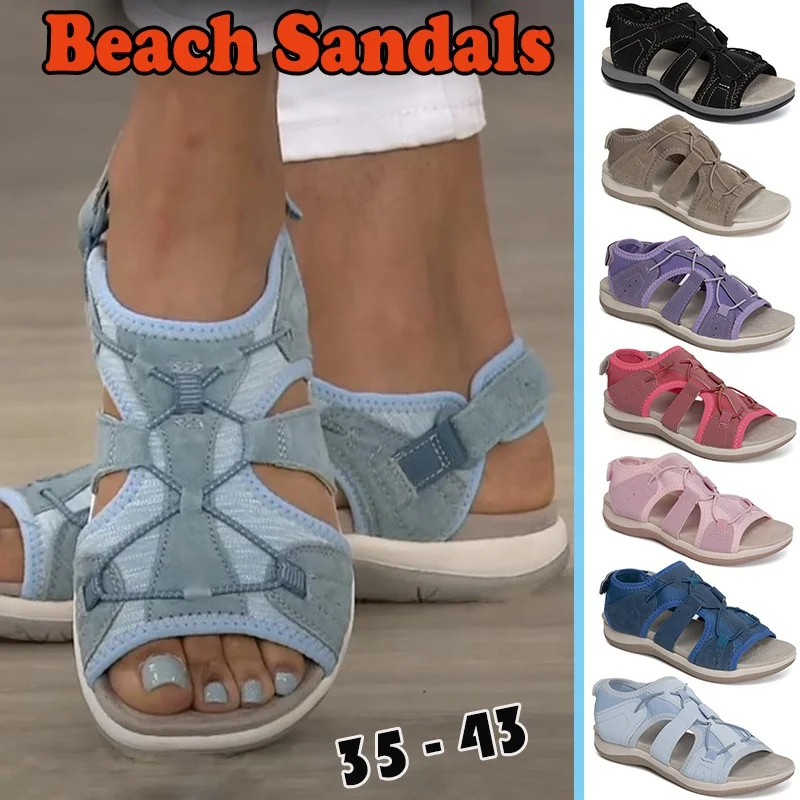 

Womens Hiking Sport Sandal Straps Lightweight Waterproof Athletic Beach Sandals Outdoor Support Beach Vacation Casual Camping