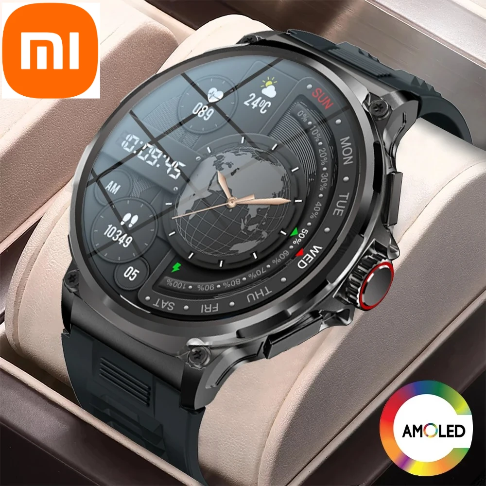 

Xiaomi Новые 1,85-дюймовые HD Bluetooth-смарт-часы с вызовом Мужские спортивные фитнес-трекер Сердечный монитор 710 мАч Смарт-часы для Android ios