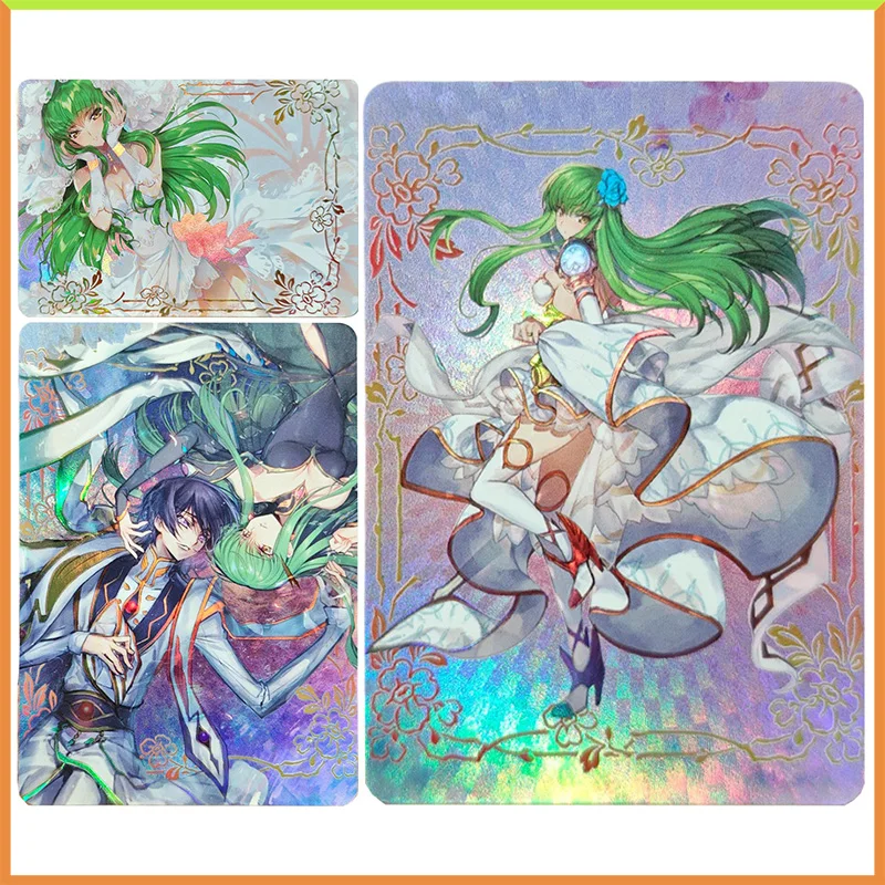 

Anime Goddess Story DIY ACG Refraction Table Game Collectible Cards CC Lelouch Lamperouge Toys for boys Christmas Birthday Gifts
