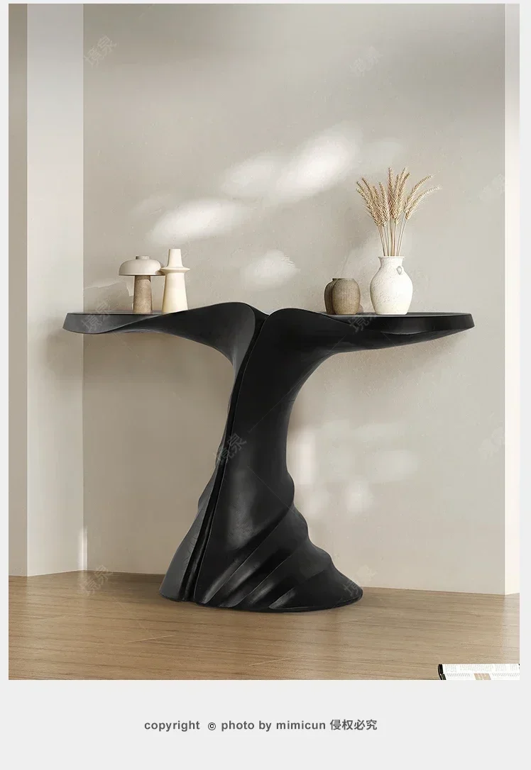 

Sili Wind Home Console a Long Narrow Table Aisle Wall Side View Art Decoration All Solid Wood Console Tables