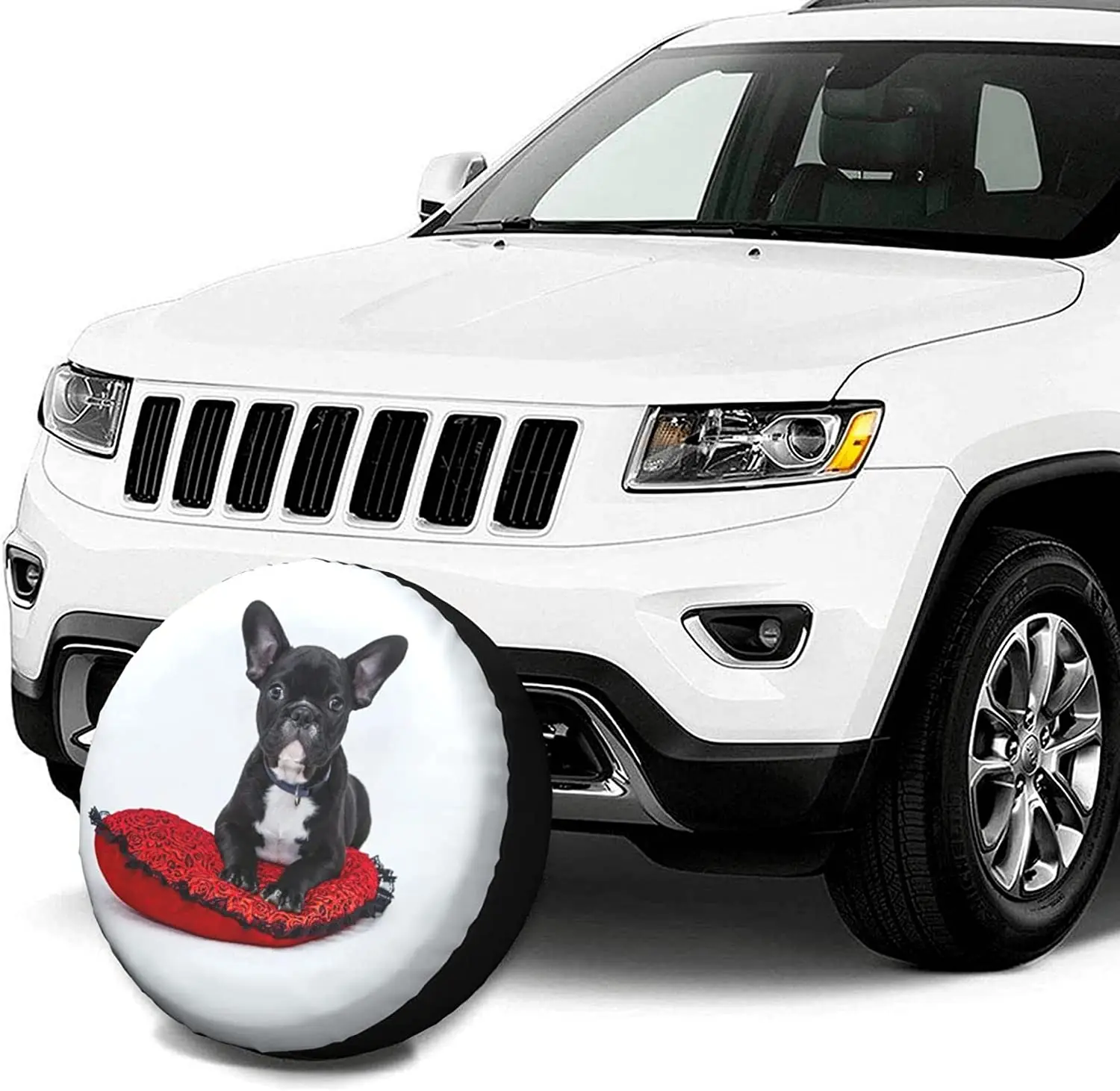 Custom Spare Tire Cover, Add Your Own Personalized Waterproof Universal Wheel Tire Protector with Picture Text Fit for