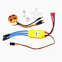 XXD A2212 2212 1000KV 1400KV 2200KV 2450KV Brushless Motor with 30A Brushless ESC Motor Speed Controller for RC FPV Drone