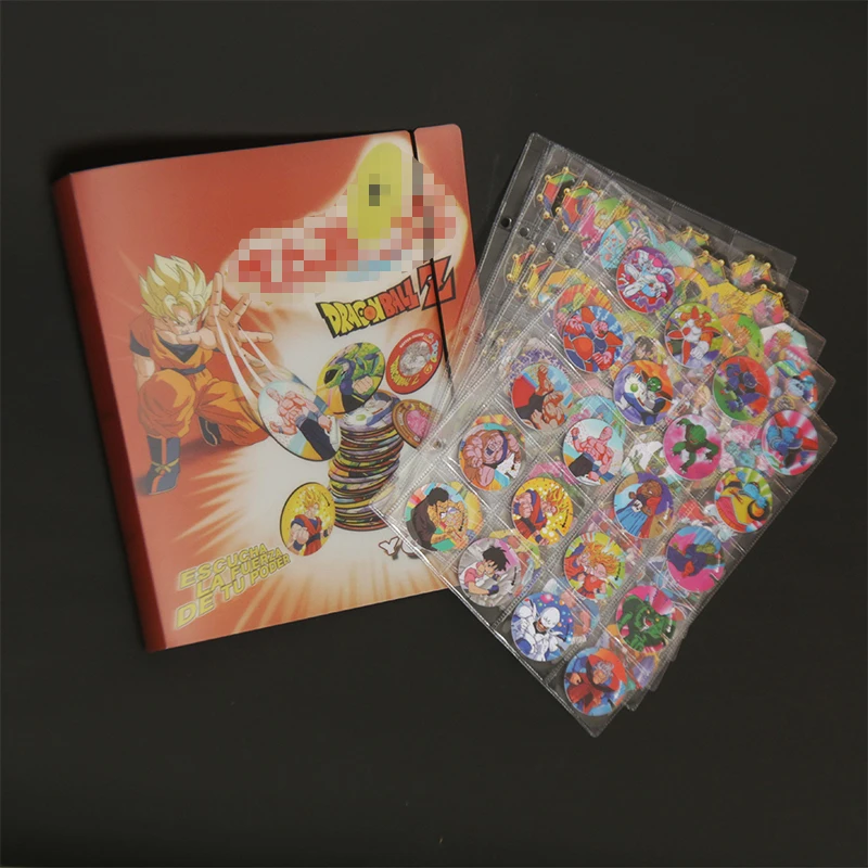 Lote De Tazos Dragon Ball Z New Collection 100/100 Album Set Super Saiyan Game Catapult Cards Pogs Milkcap Chaps Gift tasos