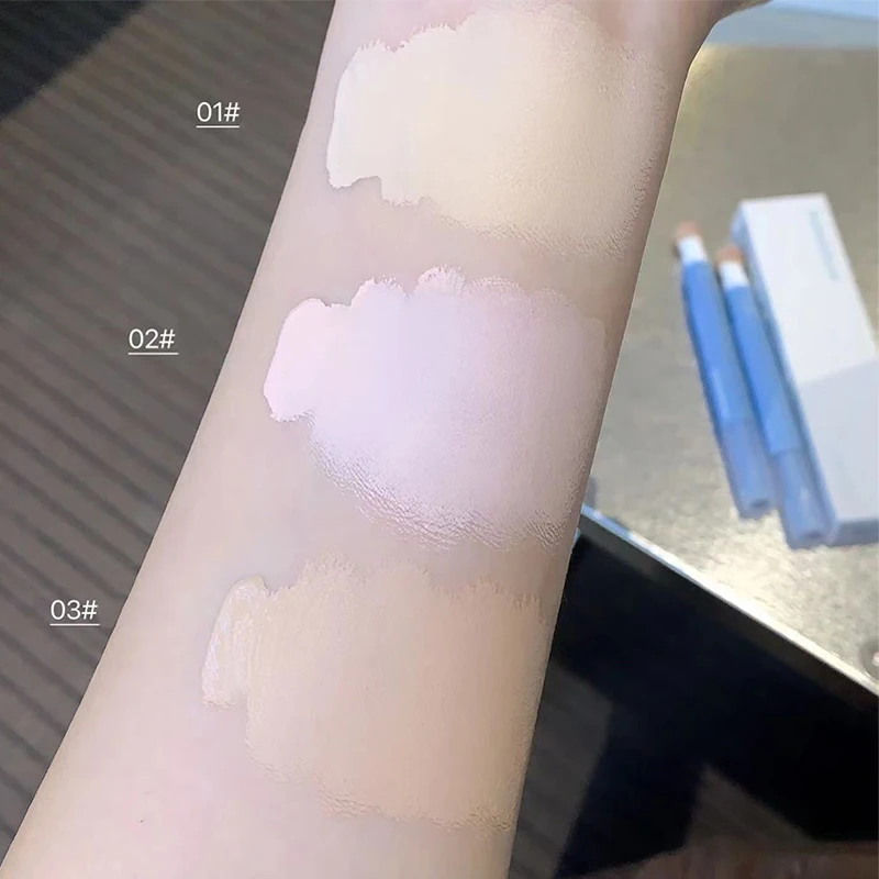 Novo corretivo facial loção caneta 2g cobertura completa de longa duração à prova dwaterproof água brilho cobrindo círculos de olho preto marcas de acne maquiagem