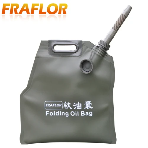 Imagen 2 del producto Bolsa de aceite suave portátil para coche y motocicleta, latas de gasolina todoterreno, almacenamiento de aceite de repuesto, tanque de combustible, cubo de gasolina, 5L, 10L, 20L, 30L