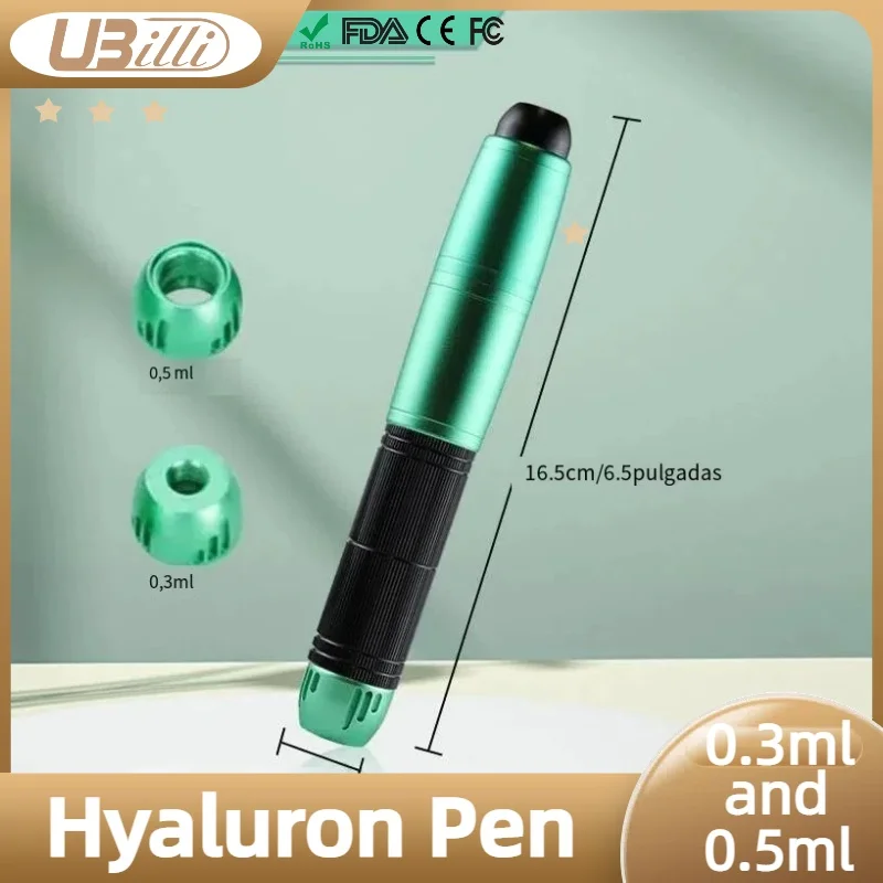 Hyaluronic Pen Filler Injection Hyaluronic Acid 0.3ml 0.5ml Hyaluron pen Semi-permanent needle For Lip No Needle Dermal Filler