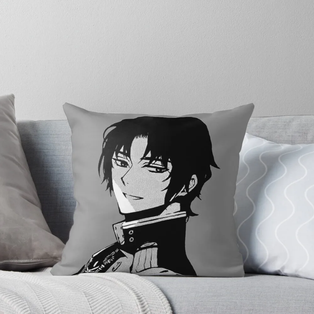 Guren Ichinose (Owari Geen Seraph) Sierkussen Kerstovertrekken Voor Kussens Nieuwjaarskussen