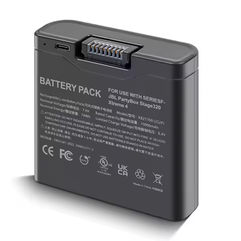 Rechargeable Battery Compatible with JBL PartyBox Stage 320 and Xtreme 4 Por / 10000mAh 7.4V 74Wh table Speaker