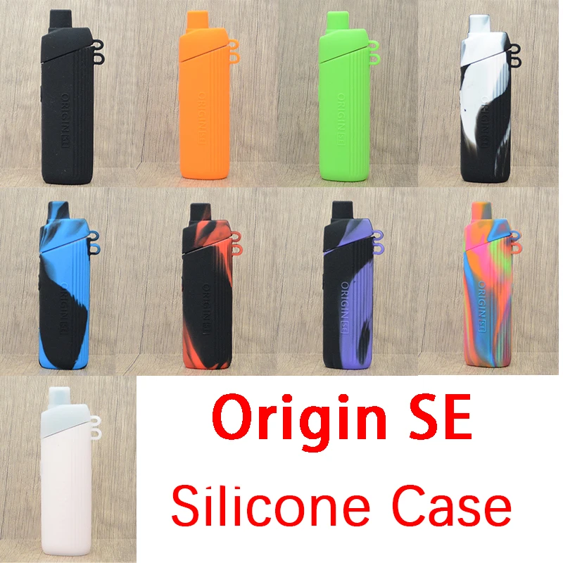 Silicone Texture Skin Case For OXVA Origin SE Protective Rubber Soft Cover With Lanyard