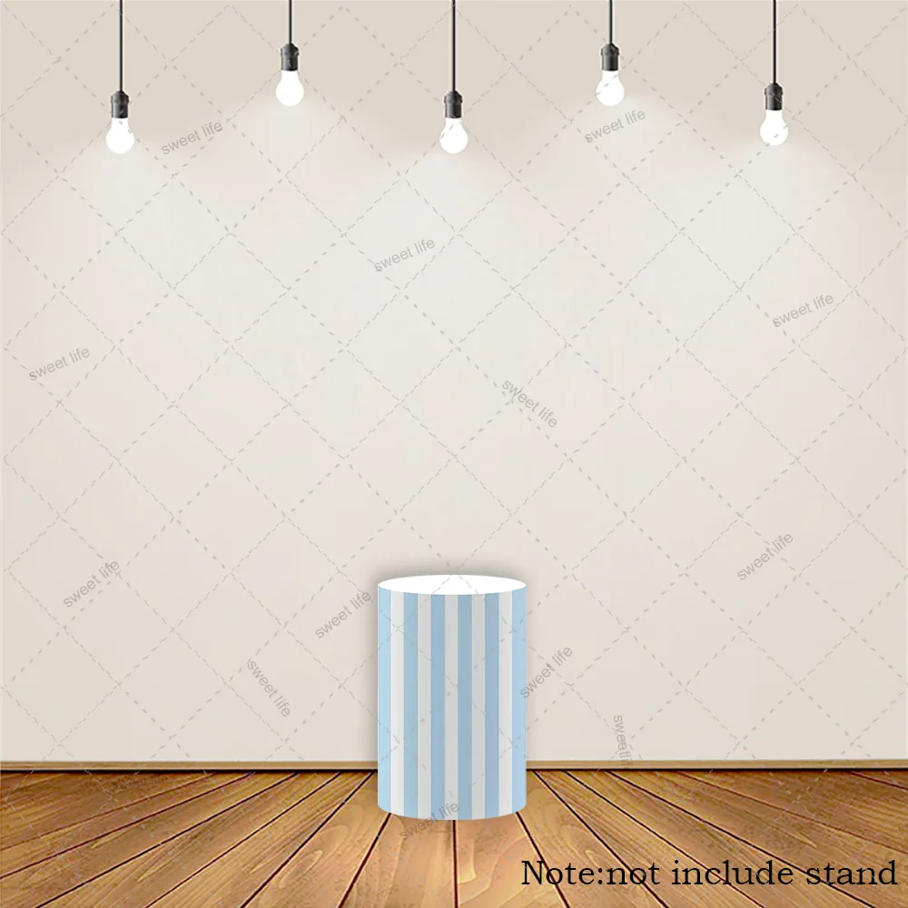 أغطية أسطوانية لحفلات أعياد الميلاد للأولاد على شكل فيونكة بوس زرقاء لحفلات استقبال المولود الجديد للأطفال وحفلات الأب فيستا