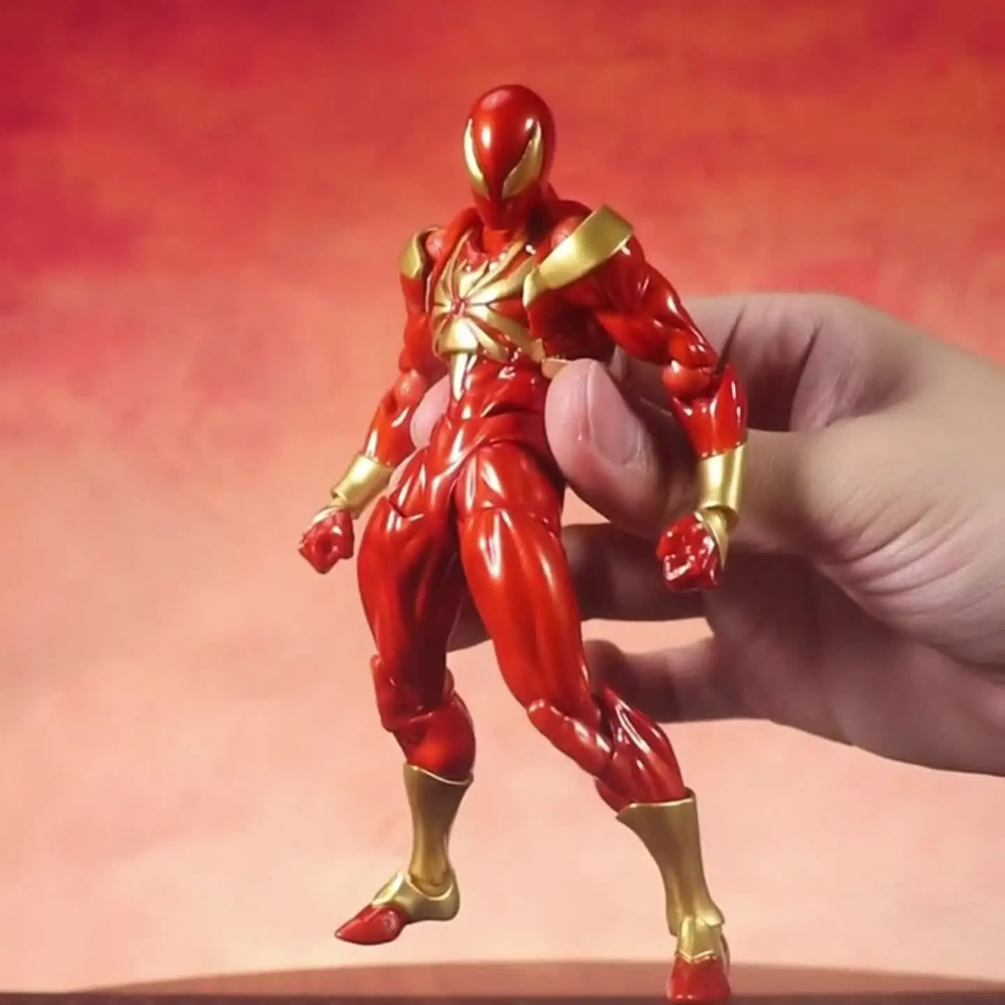 P*i様 REVOLTECH IRON SPIDER フィギュア Revoltech Amazing Yamaguchi