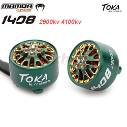 DIATONG MAMBA TOKA 1408 2900KV 4S 4100KV 6S bezszczotkowy silnik wyścigowy zielony dla FPV Racing 3-4 cal śmigła części drony RC DIY