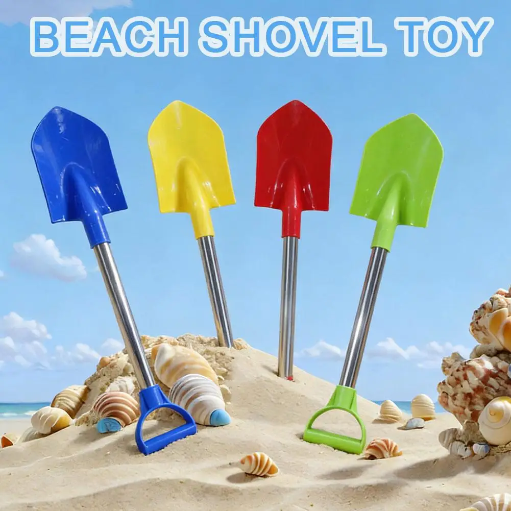 Pá de Praia de Plástico Reforçado para Crianças, Pá de Areia e Neve com Design de Desenho Animado, Ferramenta Premium para Brincar na Areia, Brinquedo para Praia