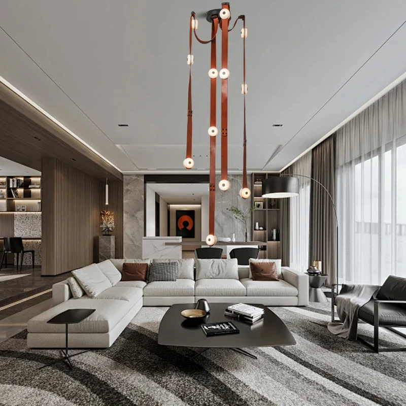 Decoration Your Home With This Designer Belt Marble Pendant Lights Dimmable Customized Luxury Light