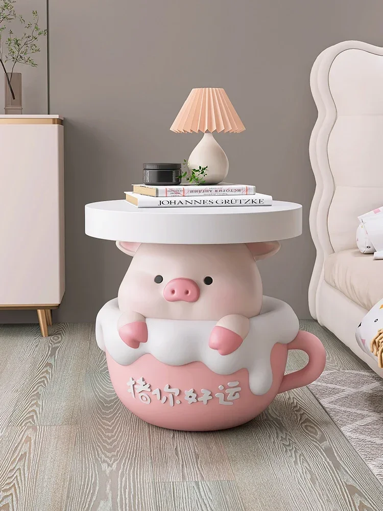 Home Decor Little Pig Floor Ornaments Living Room Sofa Coffee Tea Tablel Style Home Decorations Relocation New Home Gifts