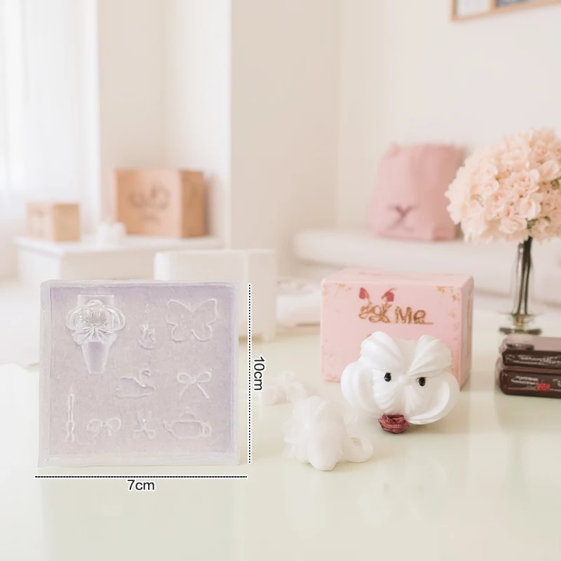 Y2k دولفين الموسيقية ملاحظة سيليكون قالب الأظافر الكرتون جرو Bowknot الأظافر قوالب مانيكير تصميم أدوات DIY مسمار الفن الديكور