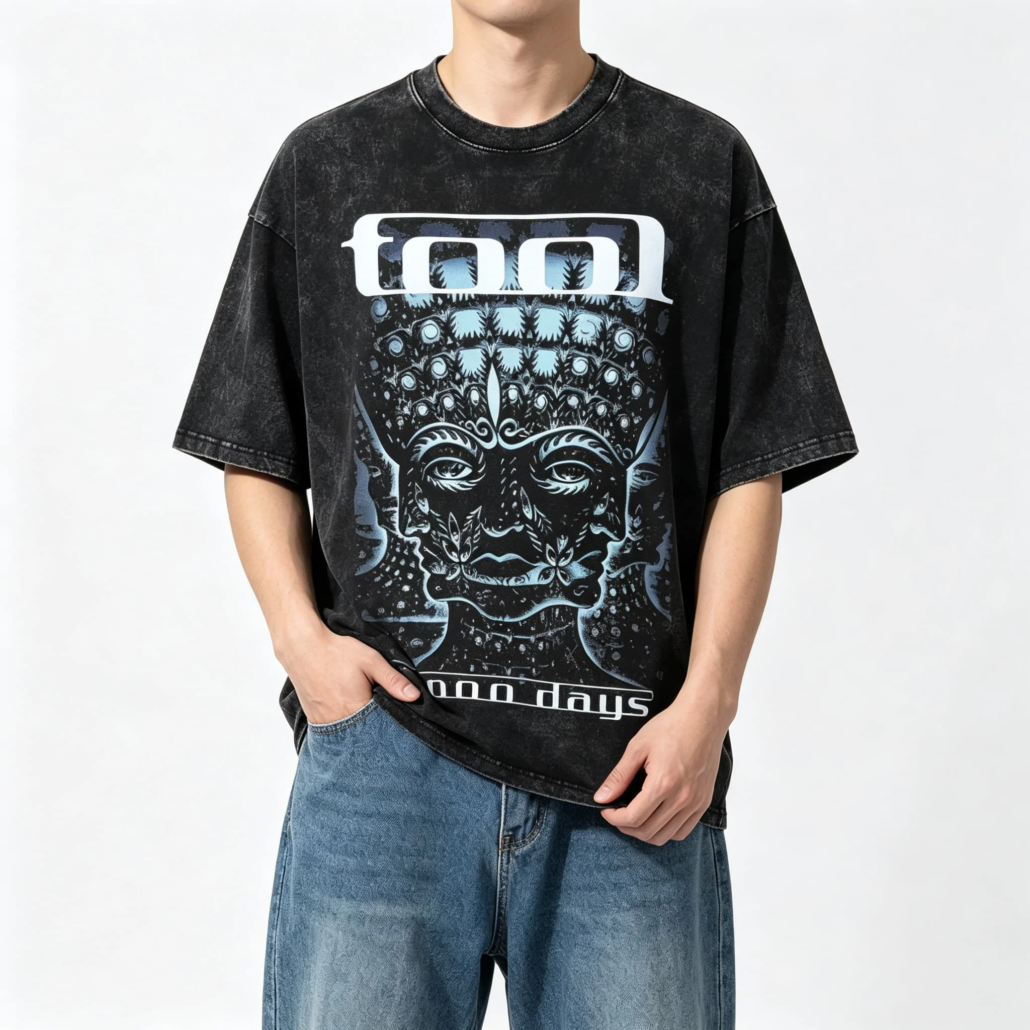 Vintage Tool Band Lateralus Heavy Metal Rock Music Casual Women's Tshirt Unisex Tee Top Men's Cotton Short Sleeve Washed T shirt