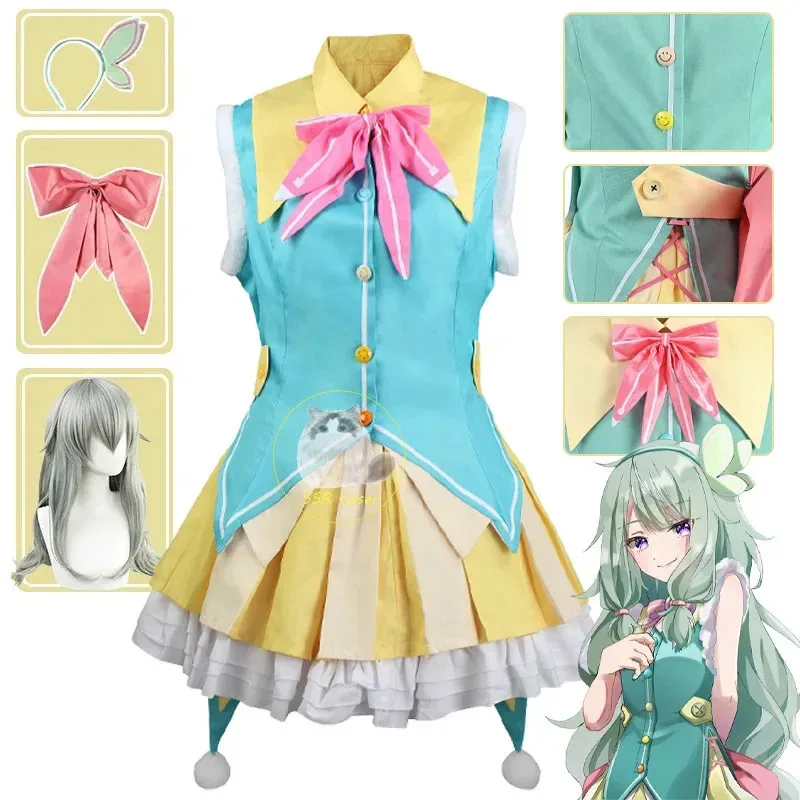 2025 Kusanagi Nene Costume Cosplay Anime Progetto Sekai Colorato Palcoscenico Paese delle Meraviglie × Showtime Parrucca da principessa Abito di Halloween