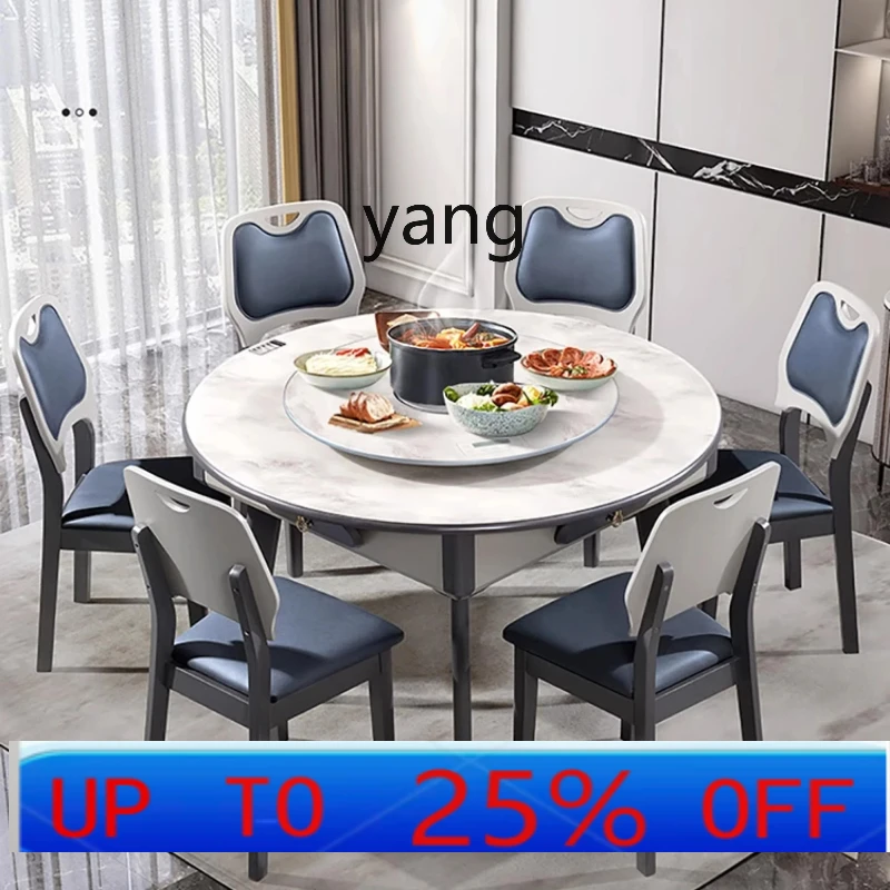 LMM Stone Plate Induction Cooker Mahjong Table Dining Table Dual-Use Automatic Mahjong Machine Household